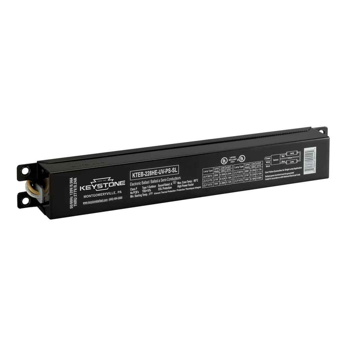 Keystone KTEB-228HE-UV-PS-SL-CP 2xF28T5HE