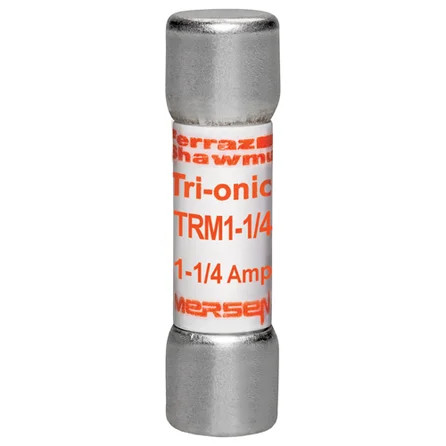 Mersen TRM Midget Time-Delay Fuse 250VAC 1.25A Ferrule Terminal