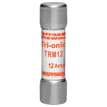 Mersen TRM12 Midget Time-Delay Fuse 12A 250VAC Ferrule Terminal