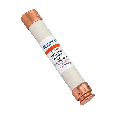 Mersen TRS-R Class RK5 Time-Delay Fuse 15A 600VAC/300VDC Ferrule Terminal