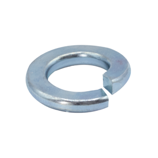 Minerallac #6 Split Lock Washers Medium Split Zinc Plated Steel Hardware, 100 Pack