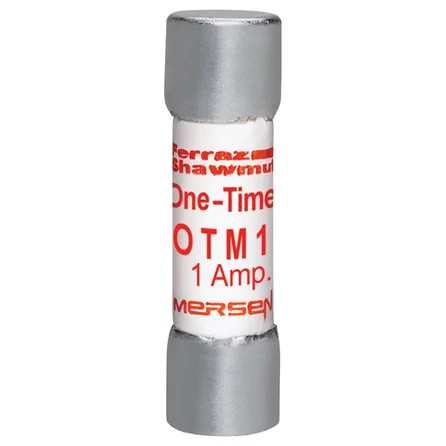 Mersen OTM1 Midget Fast-Acting Fuse 250VAC 1A Ferrule Terminal Amp-Trap Protection
