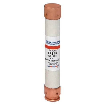 Mersen TRS-R Class RK5 Time-Delay Fuse 4A 600VAC/600VDC Ferrule Terminal