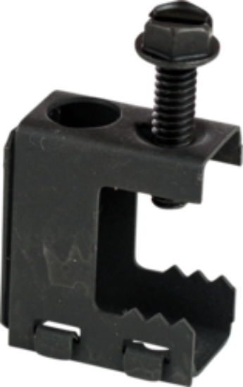 Minerallac Set Screw Beam Clamp 1/2" Flange Spring Steel with Zinc Phosphate Finish