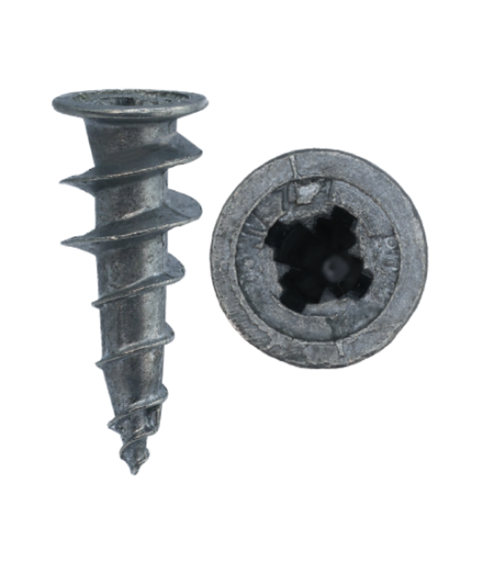 Minerallac EZ-Anchor Double Drywall Anchor Kit #8 x 1-1/4" with Phillips Driver Bit - 50 Piece Professional Installation System