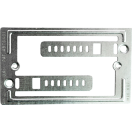 Minerallac Pre-Galvanized Steel Low Voltage Wall Plate Mounting Bracket with Drywall Screws