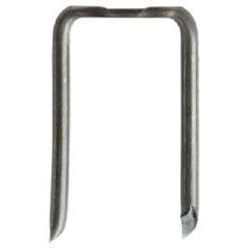 Minerallac Non-Insulated Cable Staples for 3 Conductor #10, #12, #14 Wire - 1-1/4" x 9/16" Steel Construction, 100 Pack