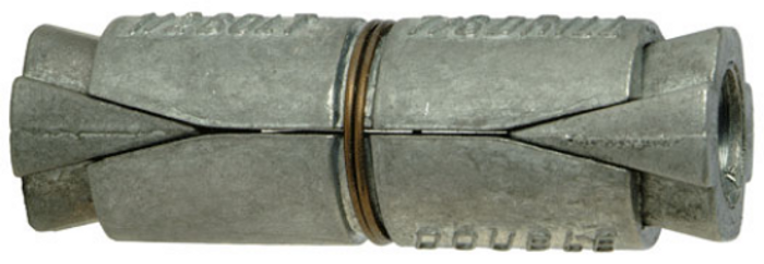 Minerallac 3/8-16 Double Expansion Anchor 2.000 in Length Zamac Alloy Construction