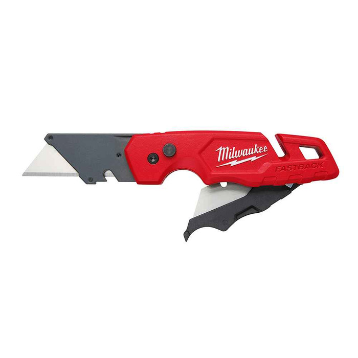 Milwaukee Tool 48-22-1502 FASTBACK, Folding Utility Knife w/ Blade Storage