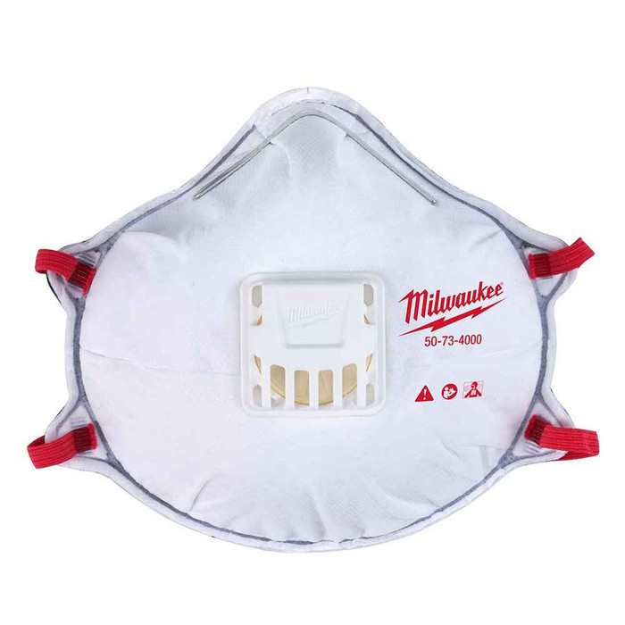 Milwaukee Tool 48-73-4001 N95 Valved Respirator with Gasket
