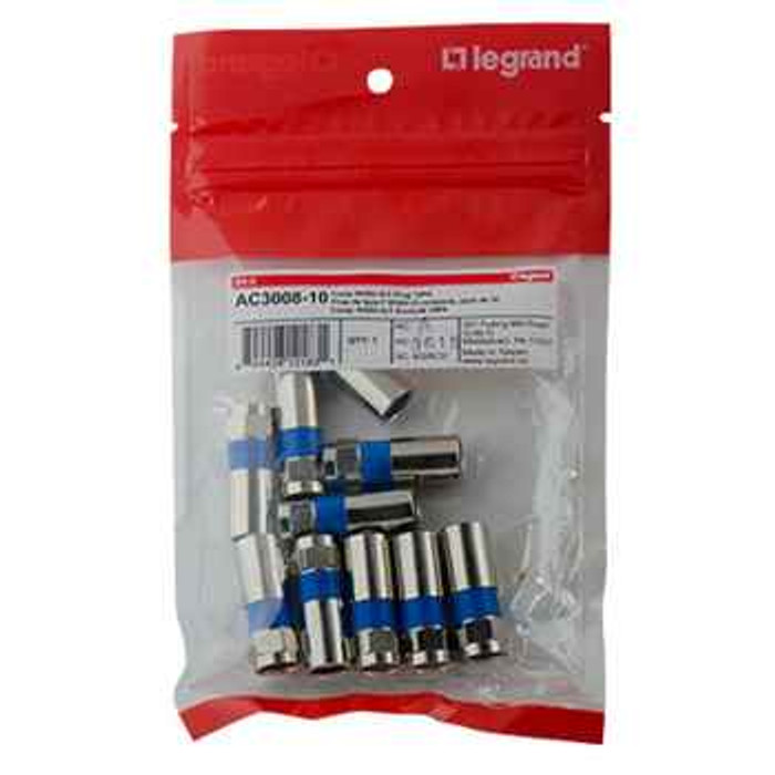 On-Q AC3008-10 Compression RG6U/Q F Plug AC3008-10