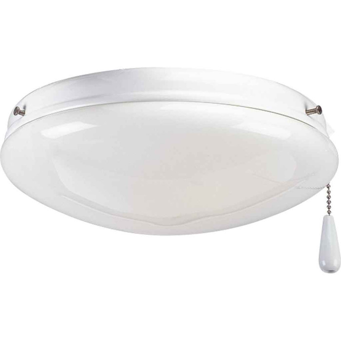 Progress Lighting P2611-30WB AirPro Collection Two-Light Ceiling Fan Light