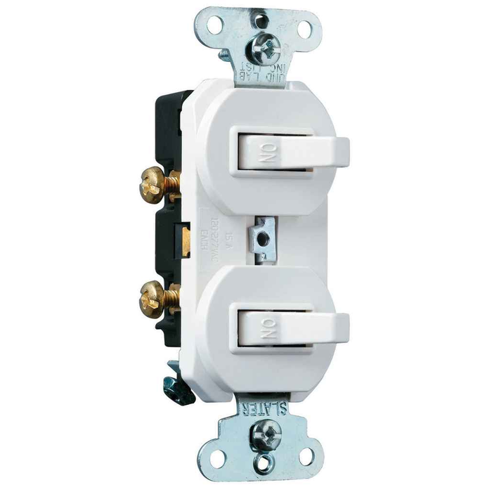 Pass & Seymour 696WG Combination Switch, White