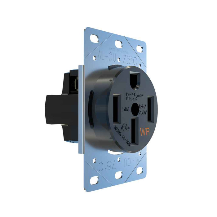 Pass & Seymour 3894WR 50A Weather-Resistant Electrical Outlet for RVs