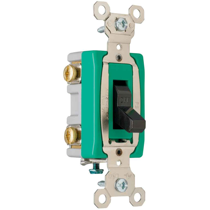 Pass & Seymour PS30AC2 Industrial Extra Heavy Duty Specification Grade Switch, Brown