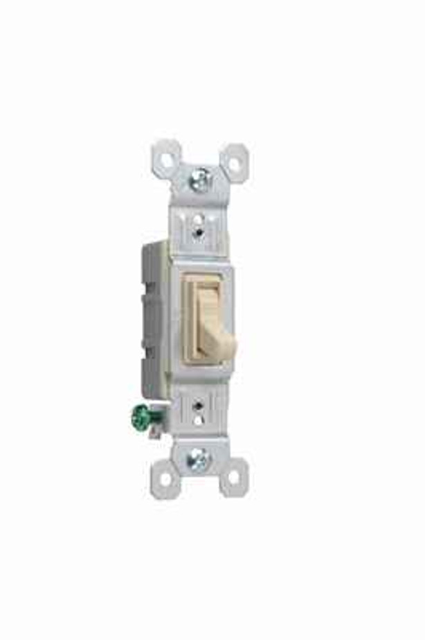 Pass & Seymour 660IG Trademaster Grounding Toggle Switch, Ivory Pass & Seymour 660IG Trademaster Grounding Toggle Switch, Ivory