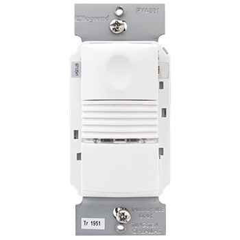 Pass & Seymour PW301W Wattstopper PIR Multi-Way Single-Relay Wall Mounted Occupancy Sensor, 800W at 120V/1200W at 277V, White