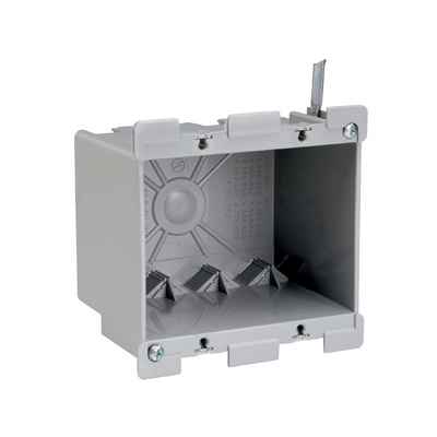 Pass & Seymour S232W Old Work Switch and Outlet Box, Thermoplastic with Quick/Click