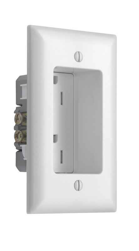 Pass & Seymour R885TRWCC6 15A 125V Recessed Tamper-Resistant Duplex Receptacle, White