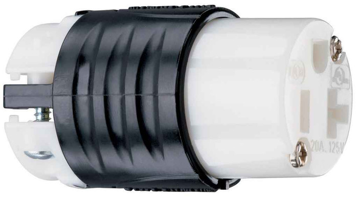Pass & Seymour PS5369X 20A, 125V Extra-Hard Use Spec-Grade Connector, Black and White Pass & Seymour PS5369X 20A, 125V Extra-Hard Use Spec-Grade Connector, Black and White