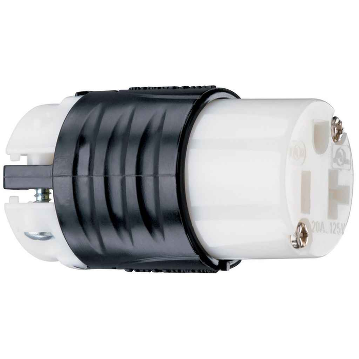 Pass & Seymour PS5369X 20A, 125V Extra-Hard Use Spec-Grade Connector, Nylon Housing