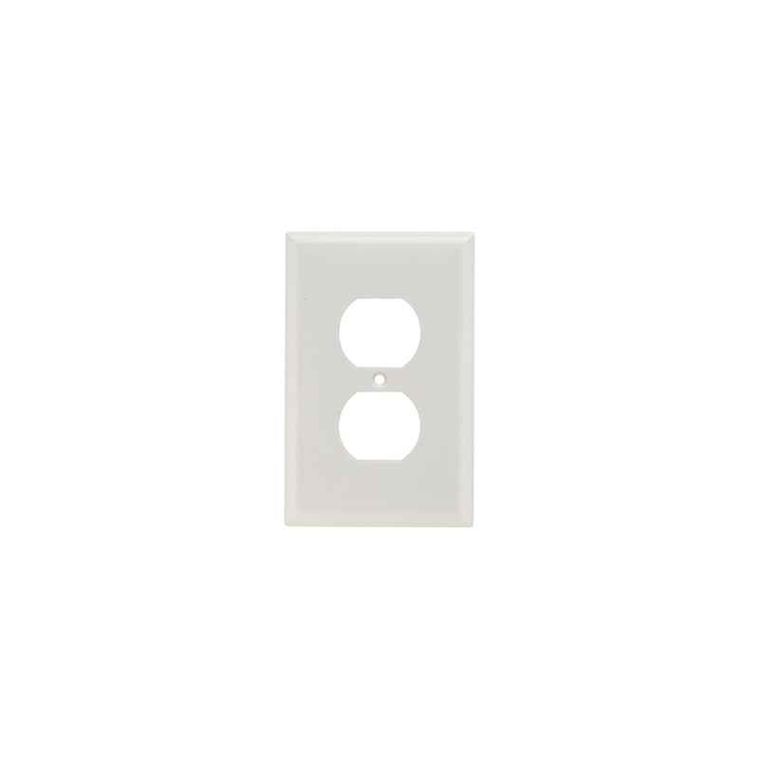 Pass & Seymour SPJ8W Junior Jumbo 1-Gang Thermoset Wall Plate, White