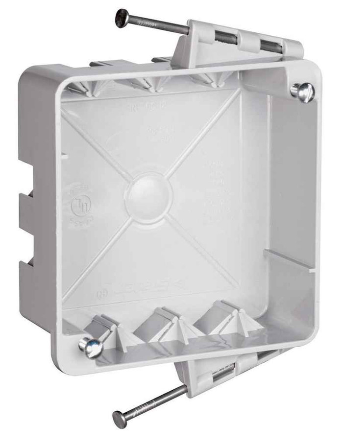 Pass & Seymour S4421RAC 4-in Square box with Threaded Mounting Holes