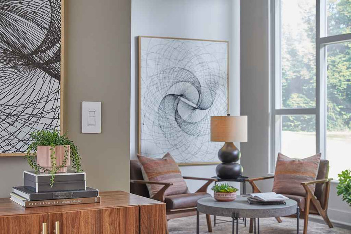 Pass & Seymour WS4FBL3PW Wide Slide Series 0-10V Fluorescent/LED Single Pole/3-Way Slide Dimmer, Preset, White