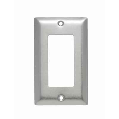 Pass & Seymour SSO26 1-Gang 302/304 Stainless Steel Decorator Wall Plate