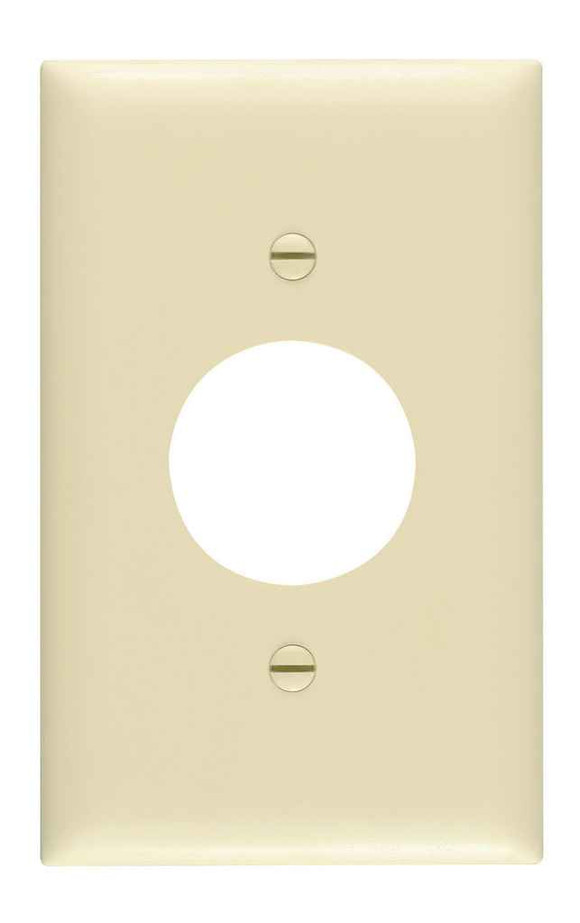 Pass & Seymour TP7 TradeMaster 1-Gang Nylon Wall Plate, Single Receptacle Opening, Brown