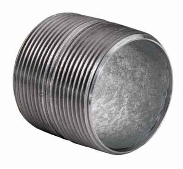 Topaz Lighting 6458 3" x Close Conduit Nipples Galvanized Steel