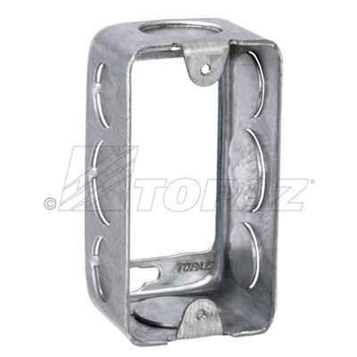 Topaz Lighting H4457 4" x 2" Galvanized Steel Drawn Handy Box, 1/2" & 3/4" Knockouts
