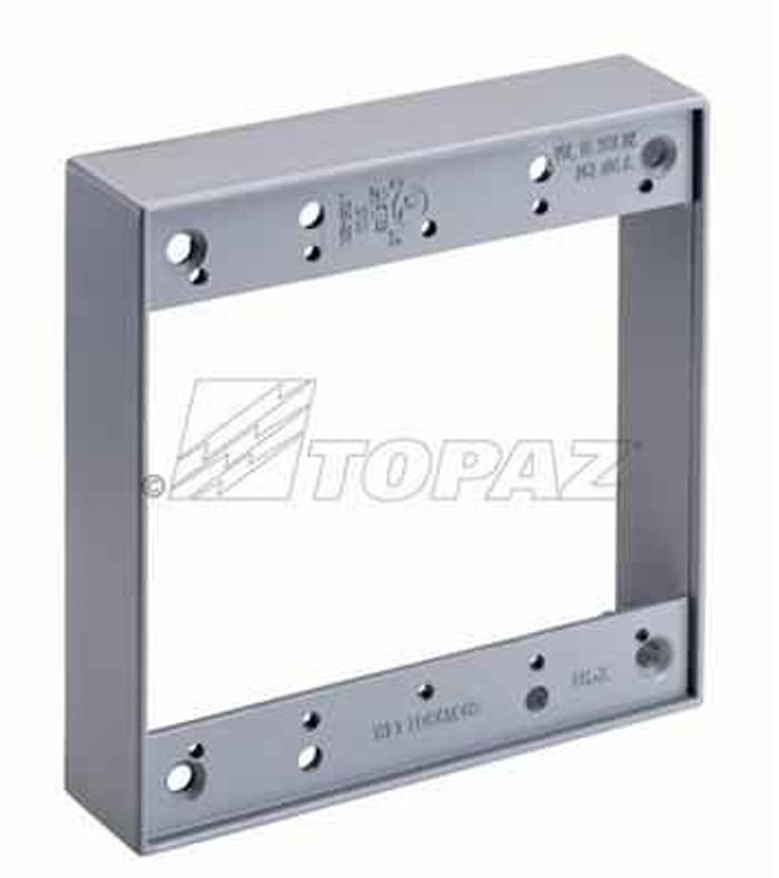 Topaz Lighting WB2EXT Double Gang Square Weatherproof Extension