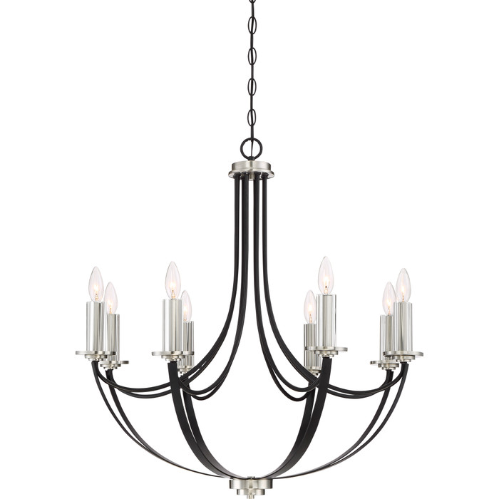 Quoizel  Transitional 8 lgt chandelier QZL-ANA5008