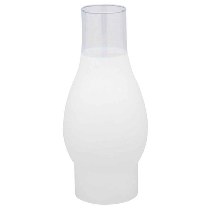 Westinghouse Electric 8309100 8-1/2-Inch Handblown Three-Quarter Frosted Glass Chimney with 3-Inch Fitter