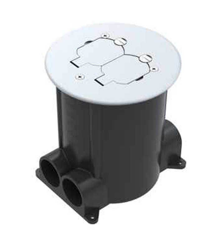 Wiremold 881 Rachet-ProTM Series Round Nonmetallic Floor Box