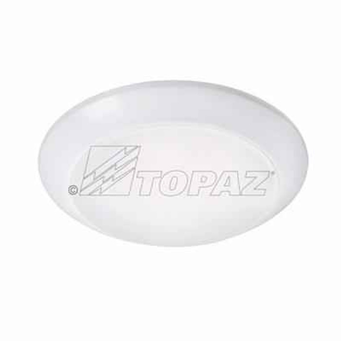 Topaz Lighting SDL4/12/930/D-28 4" LED Surface Mount Disk Light, 12W, Dimmable, White, 3000K