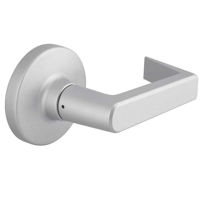 Stanley Security QRT370 - Grade 1 Round Rose Exit Trim, Night Latch Lever, Less Cylinder