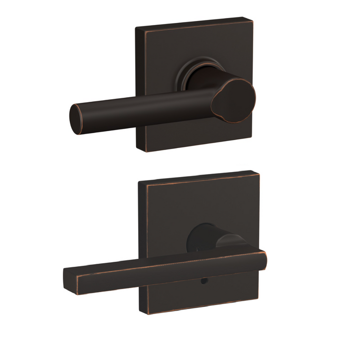 Schlage FC172 - Broadway Lever by Latitude Lever Non Turning Double Dummy