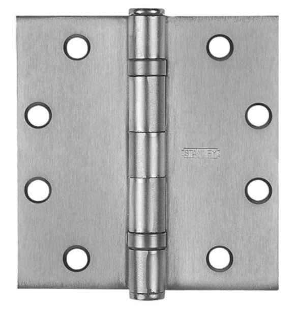 Stanley Security Double Weight Prison Hinge, Furnished no Holes not Swaged, 5" by 6"