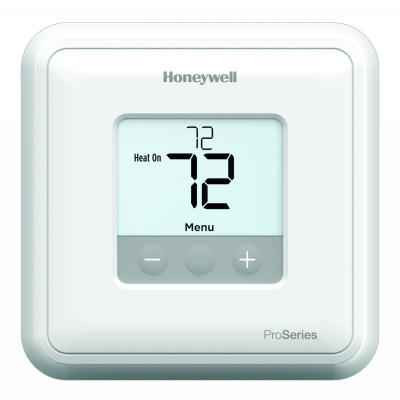 Honeywell TH1110D2009/U T1 Pro non-programmable thermostat for 24 Vac systems, single stage heat and cool systems. Single stage heat pumps without aux heat.