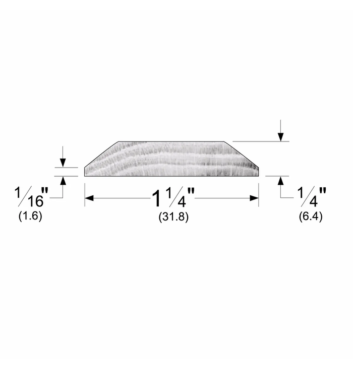 Pemko 2219 Series 36"; Aluminum Seam Binding with 1-3/8"; Width for Professional Floor Transitions