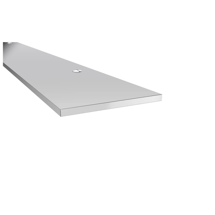 Pemko 357SPXTB 84" Fire Rated Overlapping Astragal with Thru-Bolt Mounting in Galvannealed Steel