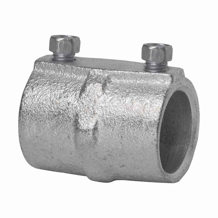 Crouse-Hinds 160 Eaton series rigid/IMC set screw type coupling, Rigid/IMC, Malleable iron, 1/2"