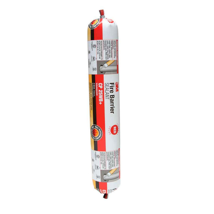 3M 7000145569 3M™ Fire Barrier Sealant CP 25WB+, Red, 20 fl oz Sausage Pack, 10/case 3M 7000145569 3M™ Fire Barrier Sealant CP 25WB+, Red, 20 fl oz Sausage Pack, 10/case