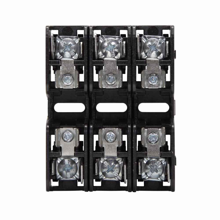 Bussmann BMM603-3PQ Eaton series BMM fuse blocks, 600V, 30A, Pressure Plate/Quick Connect, Three-pole