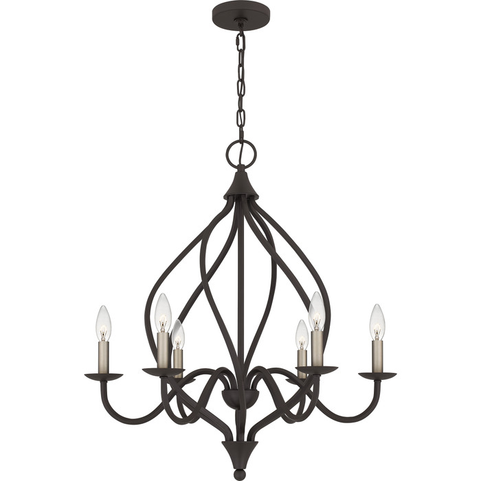 Quoizel QZL-DUP5025 Traditional Chandelier 6 light