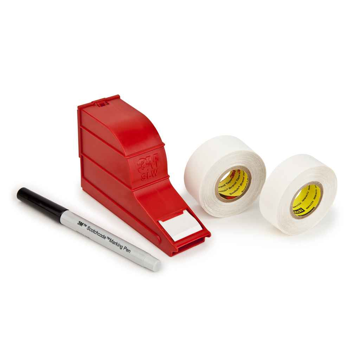 3M 7000031501 3M™ ScotchCode™ Wire Marker Write-On Dispenser with Tape and Pen SWD, 0.75 in x 1.375 in, 10/Case