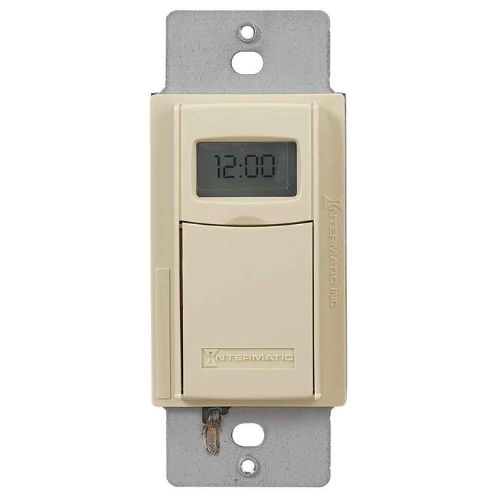 Intermatic EI600C 7-Day Heavy-Duty Programmable Timer, 120-277 VAC, 20A, Ivory Intermatic EI600C 7-Day Heavy-Duty Programmable Timer, 120-277 VAC, 20A, Ivory