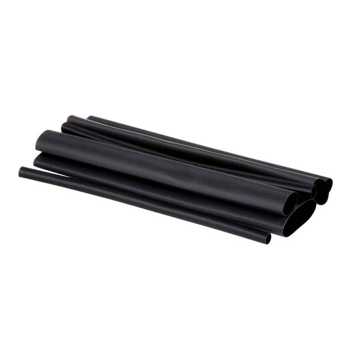 3M 7000031598 3M™ Heat Shrink Tubing Assorted Black Kit FP-301-Black, 5 Kits/Case
